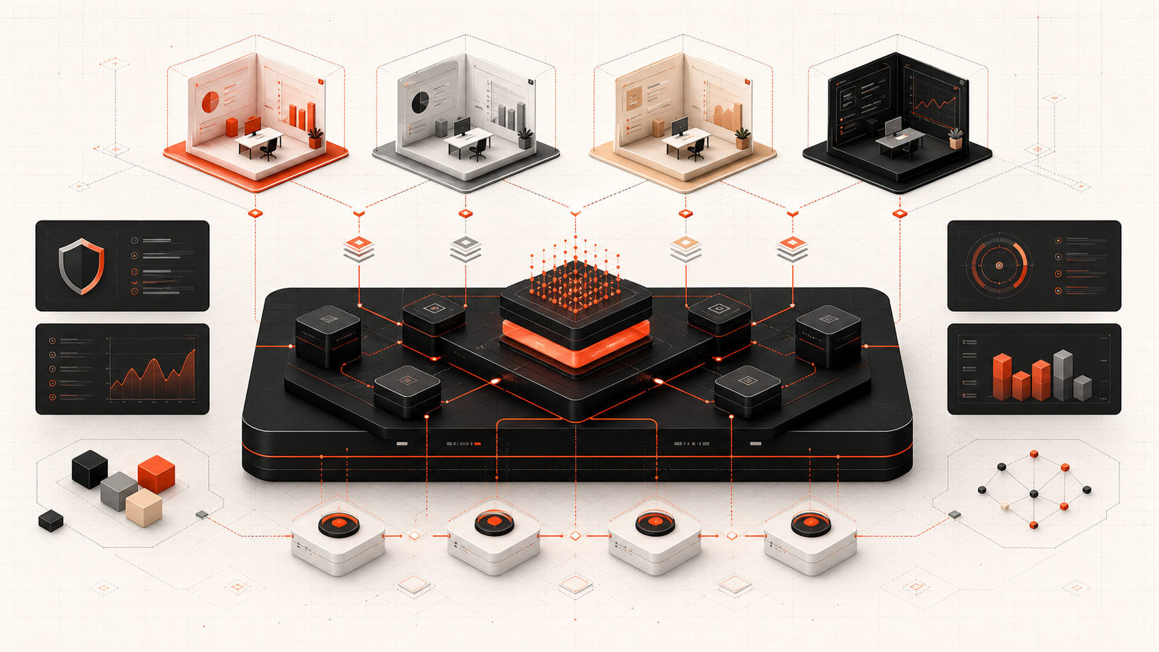 Multi-tenant SaaS architecture allows one software product to serve multiple customer or - Criflet SaaS and MVP Development article visual